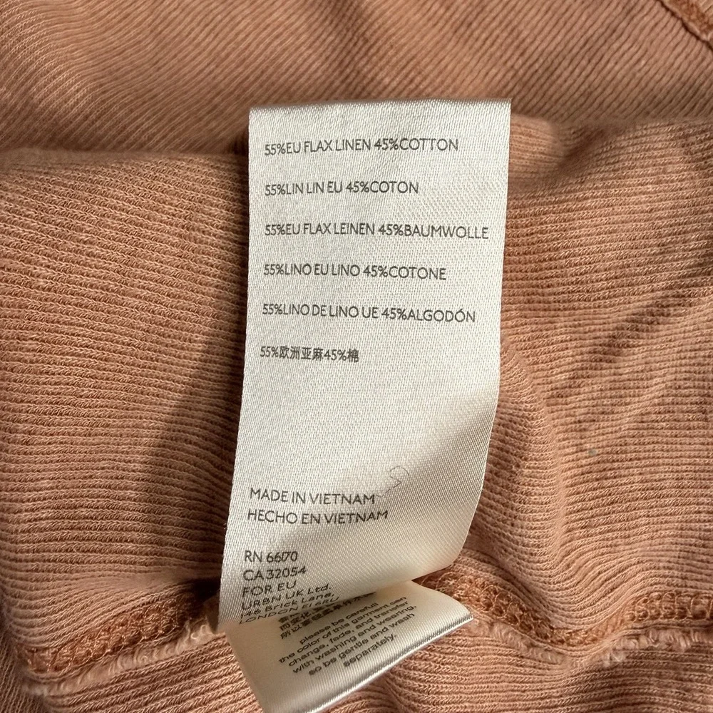 We‎ The Free Women's Oversized Flax Linen Cotton Free People Size Medium
